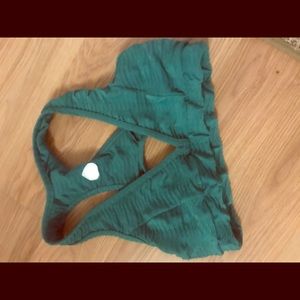 Green BBB sports bra